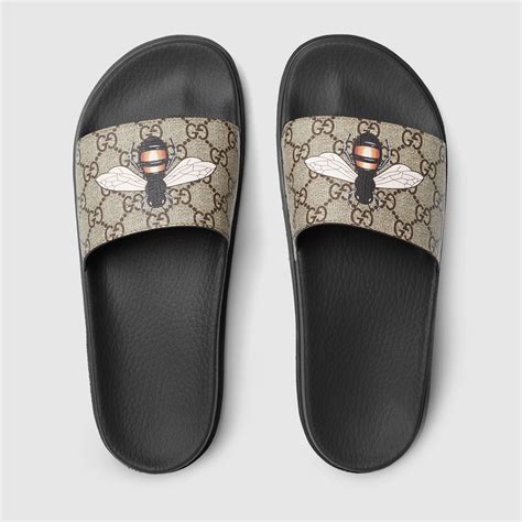 gucci supreme slide sandal|Gucci slide sandals for men.